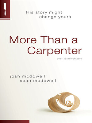 cover image of More Than a Carpenter